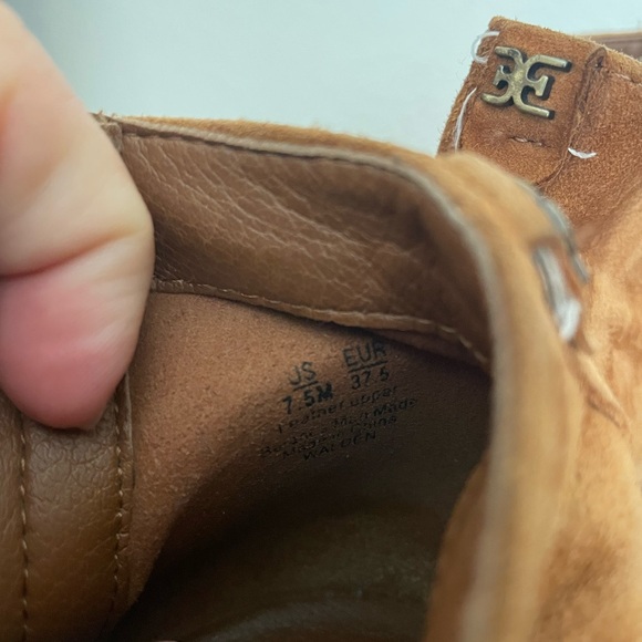 Sam Edelman Suede Ankle Boot Size 7.5 - Picture 6 of 6